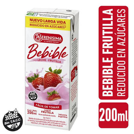 BEBIDA LACTEA UAT LA SERENISIMA 200CC FRUTILLA